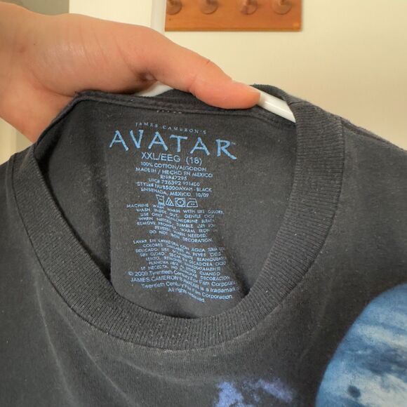 2009 Avatar Movie Promo Big Print Size Youth XXL - Picture 2 of 3